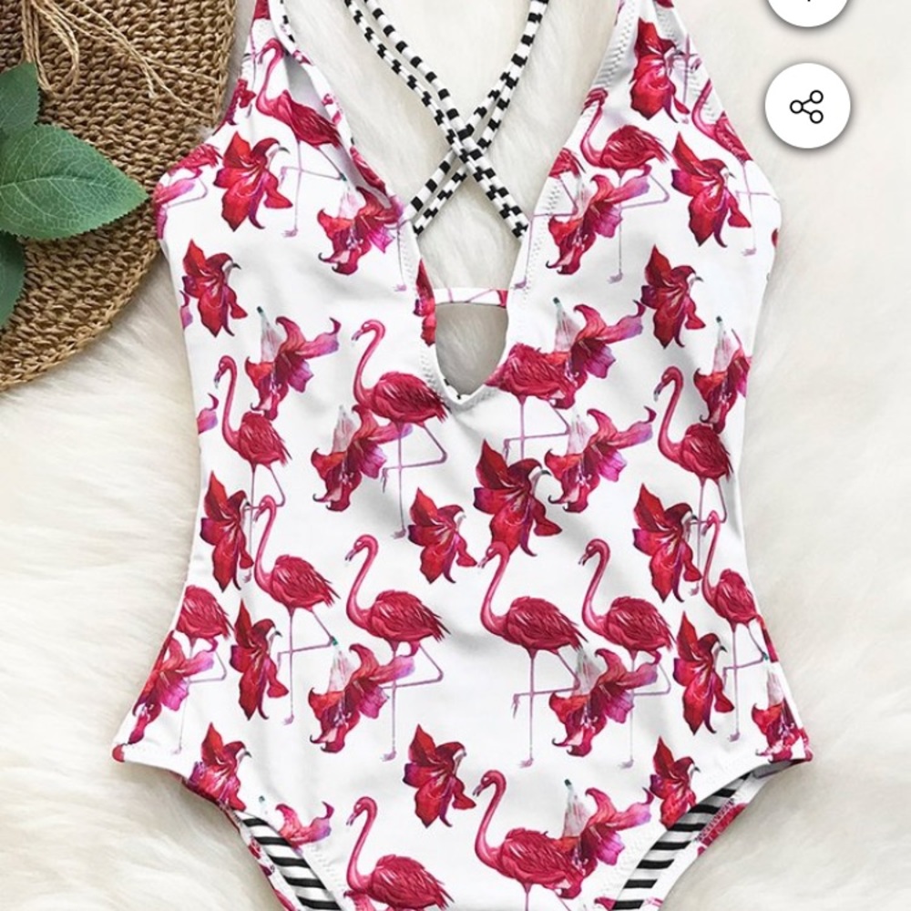 Cupshe one piece. Size small. Like new!